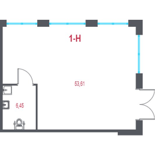 Помещение 60,06 м²
