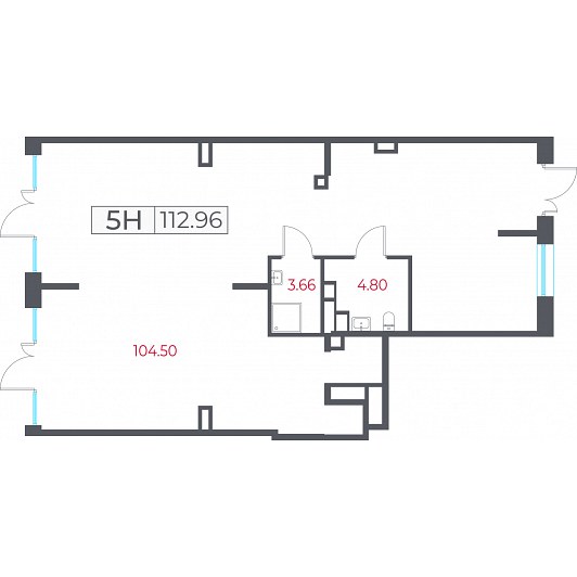 Помещение 112,96 м²